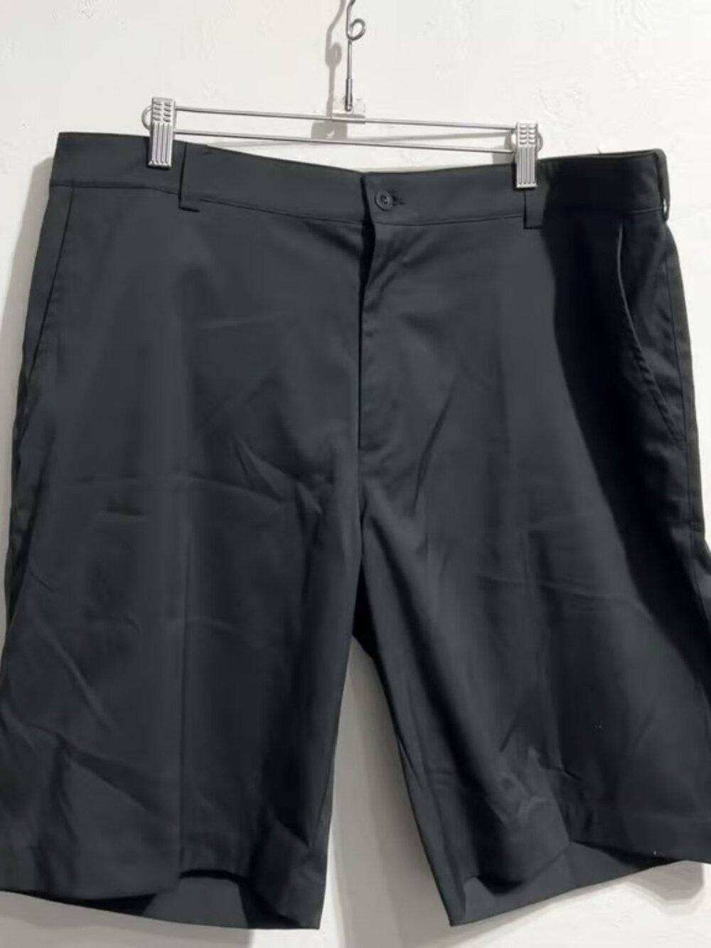 Nike Shorts Mens 38 Golf Performance Black Active Zip Button